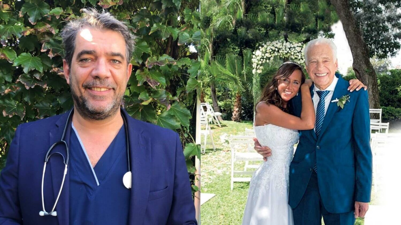 Adrián Cormillot junto a Estefanía Pasquini y Alberto Cormillot.