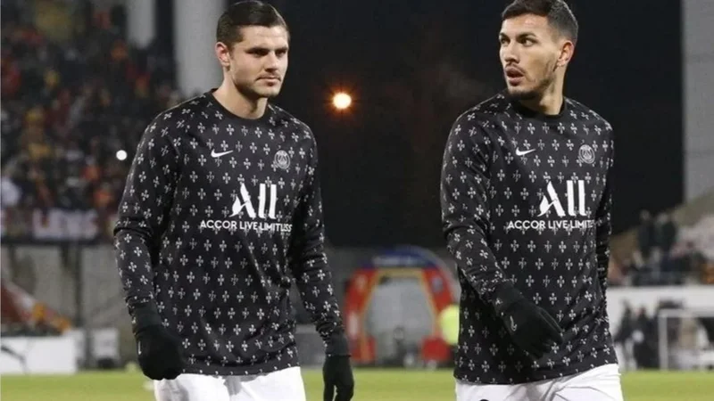 Mauro Icardi, Leandro Paredes, PSG, fútbol, deportes