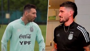 No hacía falta: la joda de De Paul que "fastidió" a Messi