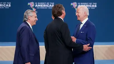 Alberto Fernández volvió de la Cumbre de la Américas y en el gobierno buscan "profundizar el diálogo con Biden" Alberto Fernández volvió de la Cumbre de la Américas y en el gobierno buscan "profundizar el diálogo con Biden"
