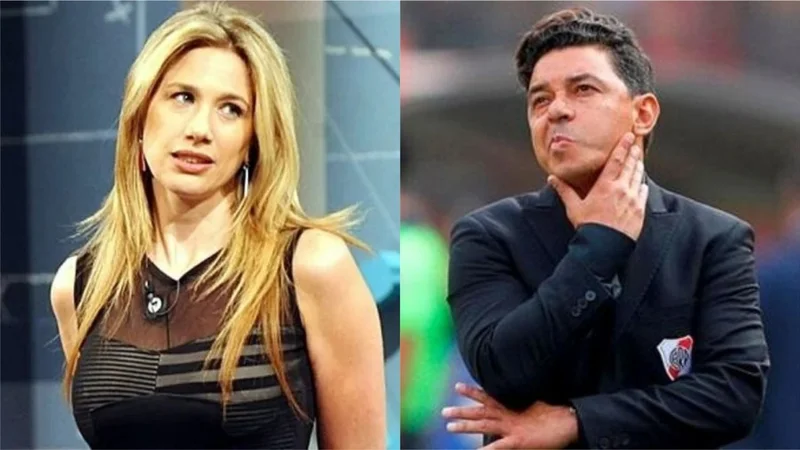 Alina Moine y Marcelo Gallardo