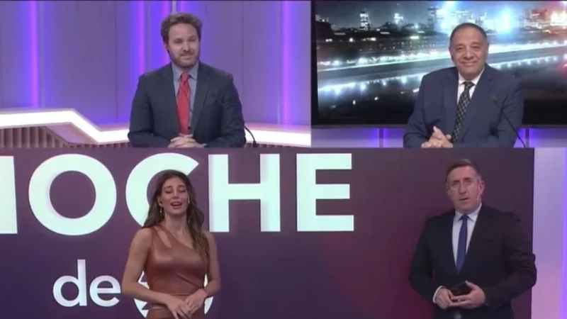 Sonidista de Canal 26 insulta en vivo en el programa La Noche del 26 con Sol Pérez y Sebastián Dumont