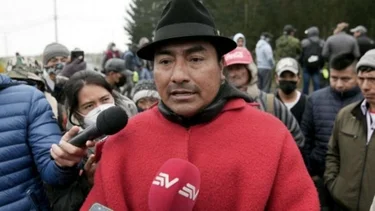 Justicia de Ecuador le negó un hábeas corpus al líder indígena detenido en las protestas