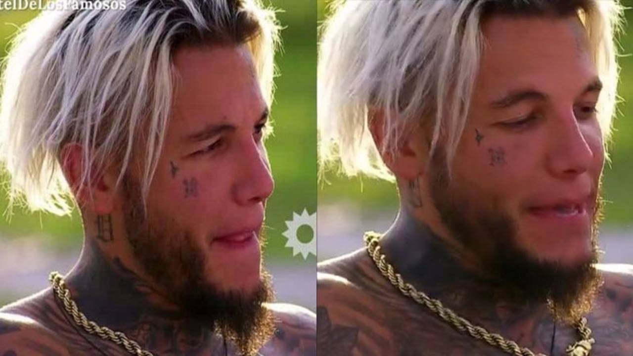 Alex Caniggia, triste en El Hotel de los Famosos