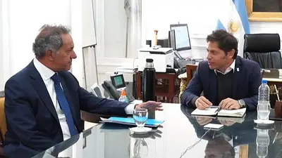 Axel Kicillof y Daniel Scioli se reunieron con eje en la política productiva Axel Kicillof y Daniel Scioli se reunieron con eje en la política productiva