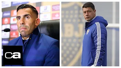 Carlos Tevez Boca Juniors Sebastián Battaglia Carlos Tevez Boca Juniors Sebastián Battaglia