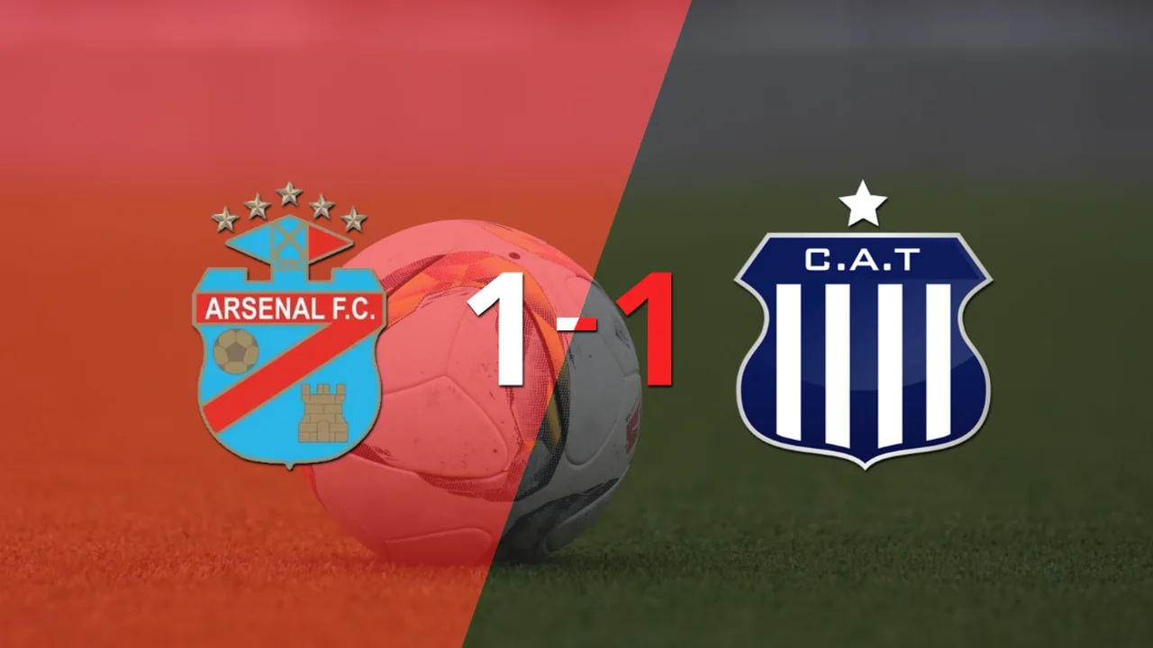 Arsenal y Talleres igualaron 1 a 1