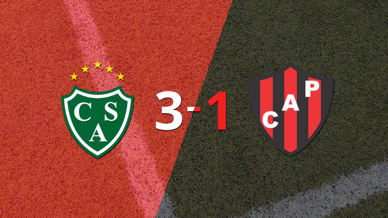 Sarmiento superó por 3-1 a Patronato como local