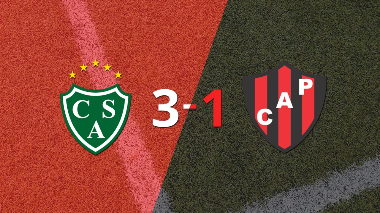 Sarmiento superó por 3-1 a Patronato como local