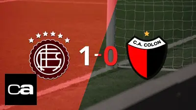 Lanús aprovechó su localía y venció a Colón Lanús aprovechó su localía y venció a Colón