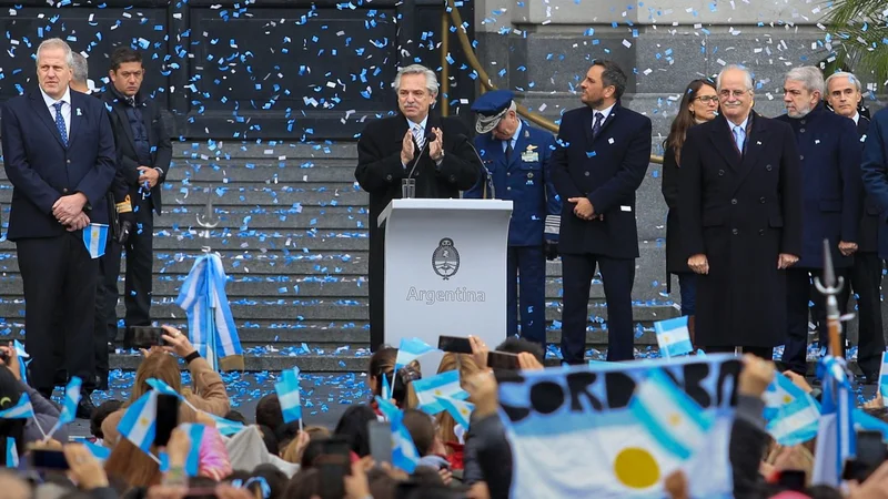 alberto fernandez, dia de la bandera, acto