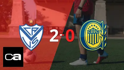 Con dos goles, Vélez se impuso a Rosario Central en el Fortín Con dos goles, Vélez se impuso a Rosario Central en el Fortín