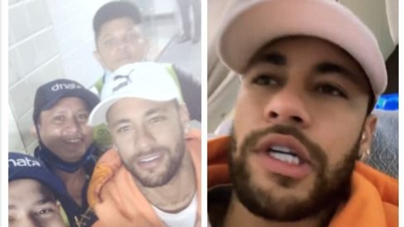 Neymar, fútbol, deportes, PSG, avión privado, redes sociales