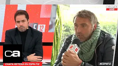 Carlos Retegui, Carlos Tevez, Mariano Closs, ESPN, televisión, fútbol argentino, deportes, Rosario Central Carlos Retegui, Carlos Tevez, Mariano Closs, ESPN, televisión, fútbol argentino, deportes, Rosario Central