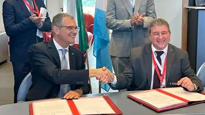 Argentina e Italia firman convenio de cooperación en tecnología satelital Argentina e Italia firman convenio de cooperación en tecnología satelital