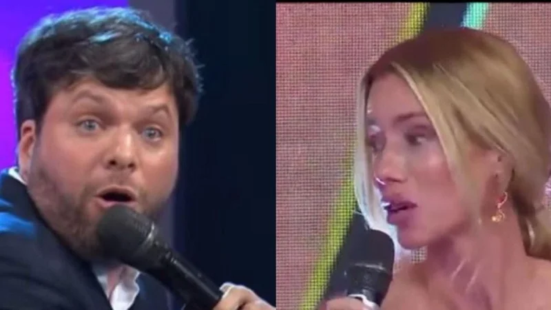 Guido Kaczka dijo que Nicole Neumann se iba a casar con Manuel Urcera y la incomodó en vivo en Los 8 Escalones