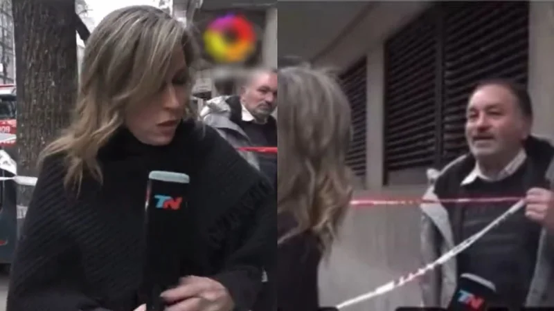 Móvil interrumpido a Sandra Borghi en Mediodía Noticias por El Trece. "Hay yegua para rato", le dijeron