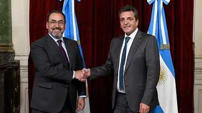 Massa recibió al titular del Banco de Desarrollo de América Latina Massa recibió al titular del Banco de Desarrollo de América Latina