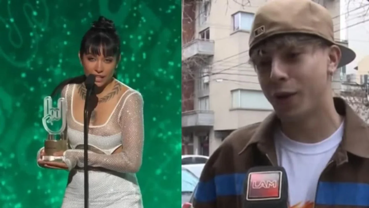 María Becerra dijo nos fuimos mundial en la entrega de los Premios Tu Música Urbano