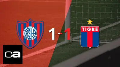 San Lorenzo y Tigre se repartieron los puntos en un 1 a 1 San Lorenzo y Tigre se repartieron los puntos en un 1 a 1