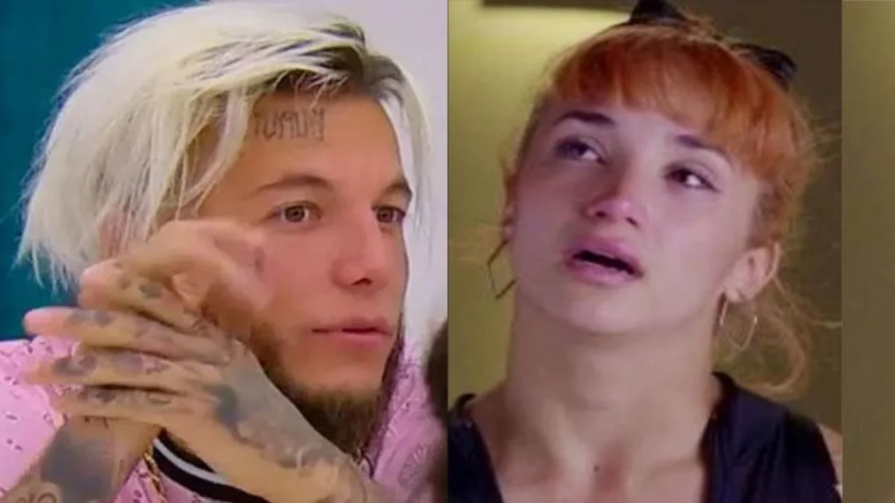 Alex Caniggia y Melody Luz