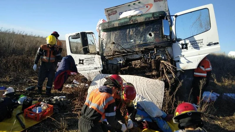 Mataron a un camionero a piedrazos en un piquete de transportistas