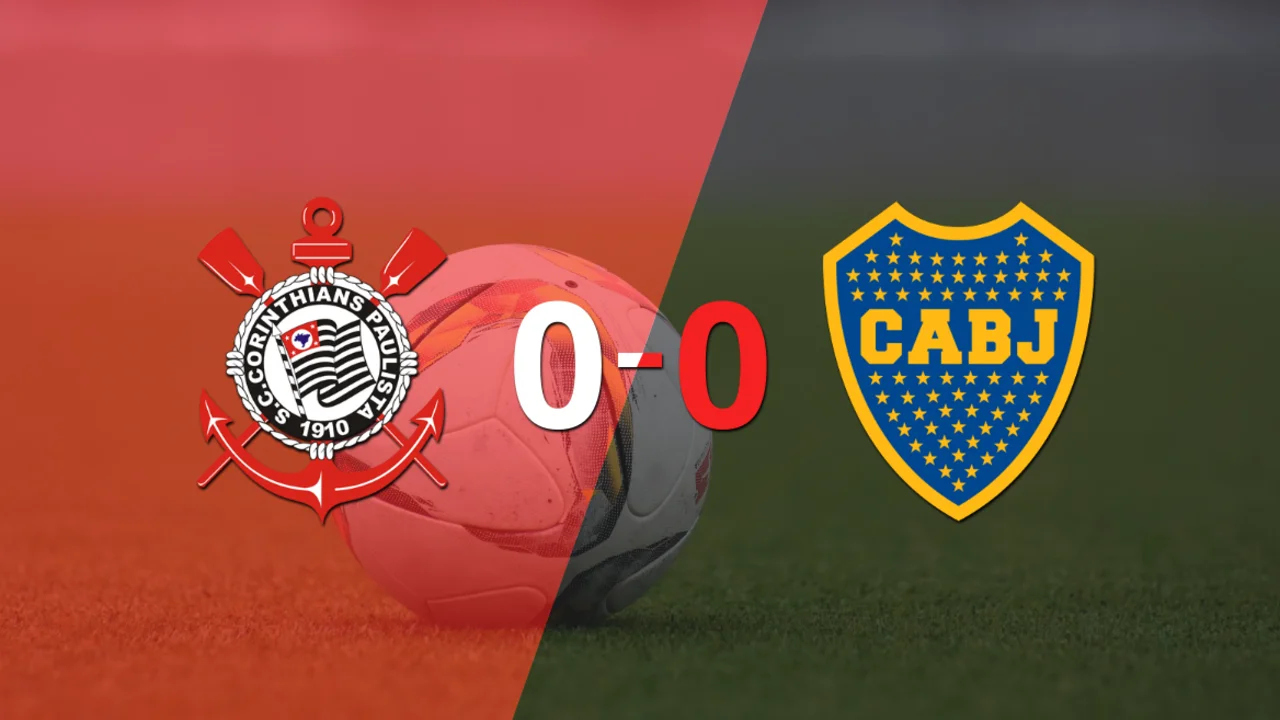 Cero a cero terminó el partido entre Corinthians y Boca Juniors