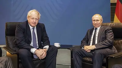 Boris Johnson- Vladimir Putin Boris Johnson- Vladimir Putin