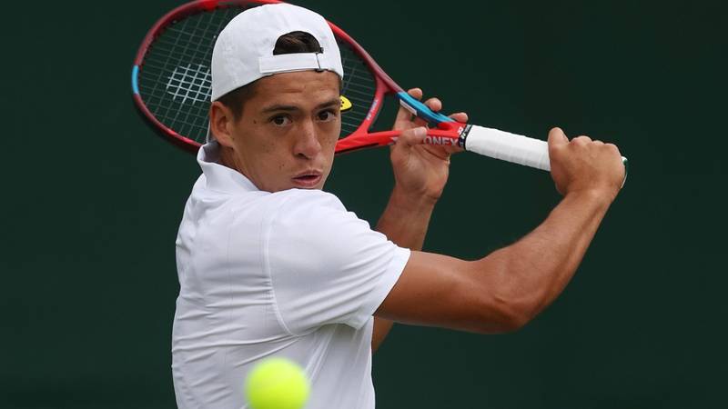 Sebastián Báez perdió con David Goffin y quedó eliminado de Wimbledon