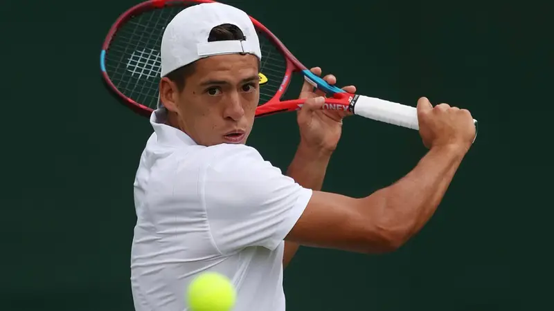 Sebastián Báez perdió con David Goffin y quedó eliminado de Wimbledon