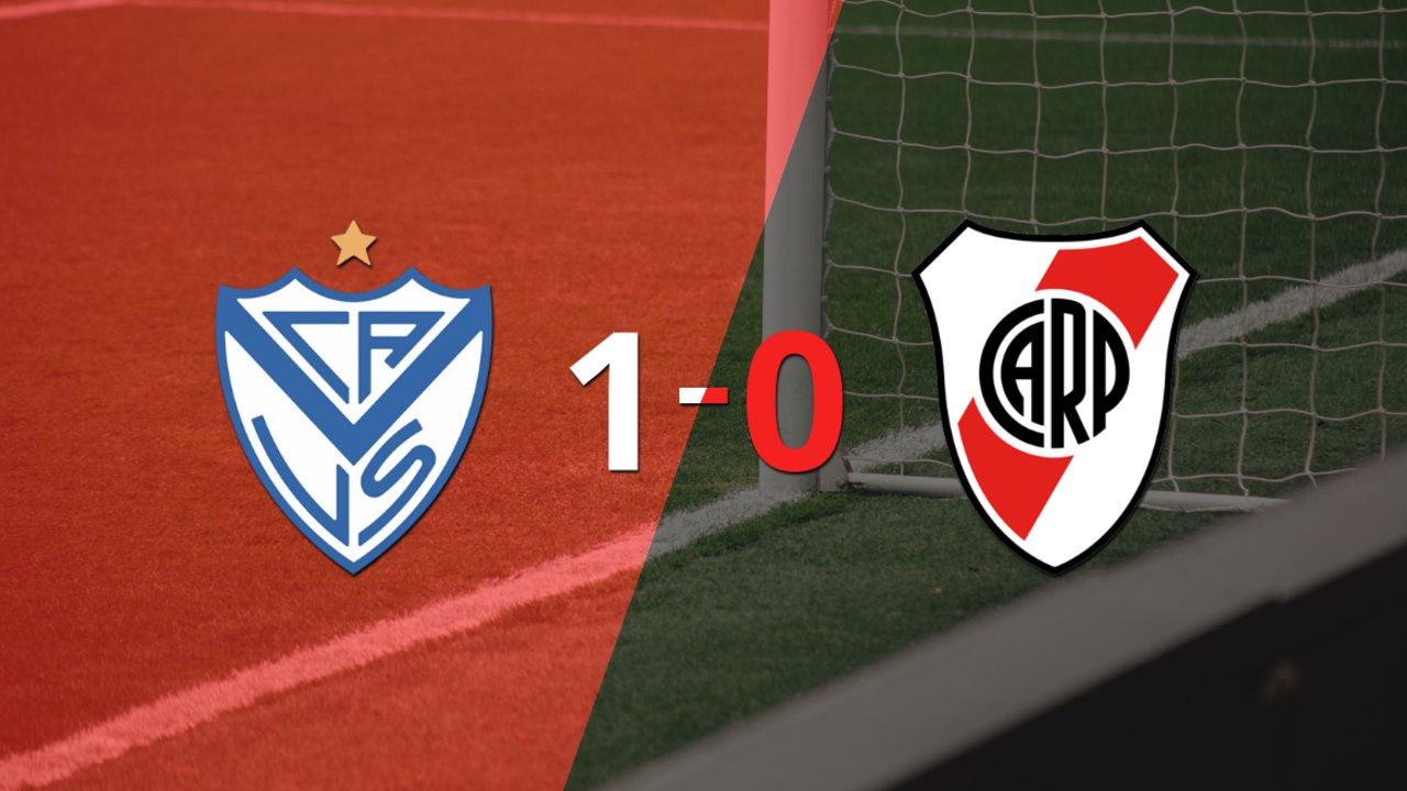 Con un solo tanto, Vélez derrotó a River Plate en el Fortín