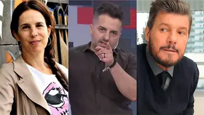 Paula Robles, Ángel de Brito y Marcelo Tinelli Paula Robles, Ángel de Brito y Marcelo Tinelli