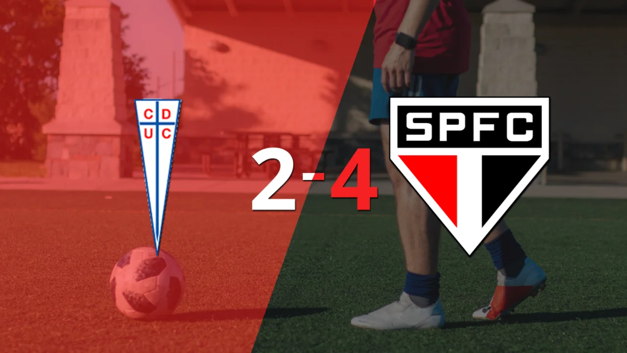 Luciano marca un doblete en la victoria 4-2 de São Paulo ante U. Católica