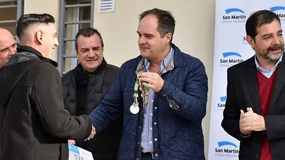 Se inauguró el segundo DDUU de Procrear en San Martín Se inauguró el segundo DDUU de Procrear en San Martín