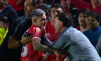 La furia de Milito con un jugador de Argentinos en pleno partido: "Qué hiciste" | Fútbol argentino
