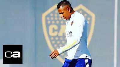 Boca Juniors, Sebastián Villa. Boca Juniors, Sebastián Villa.
