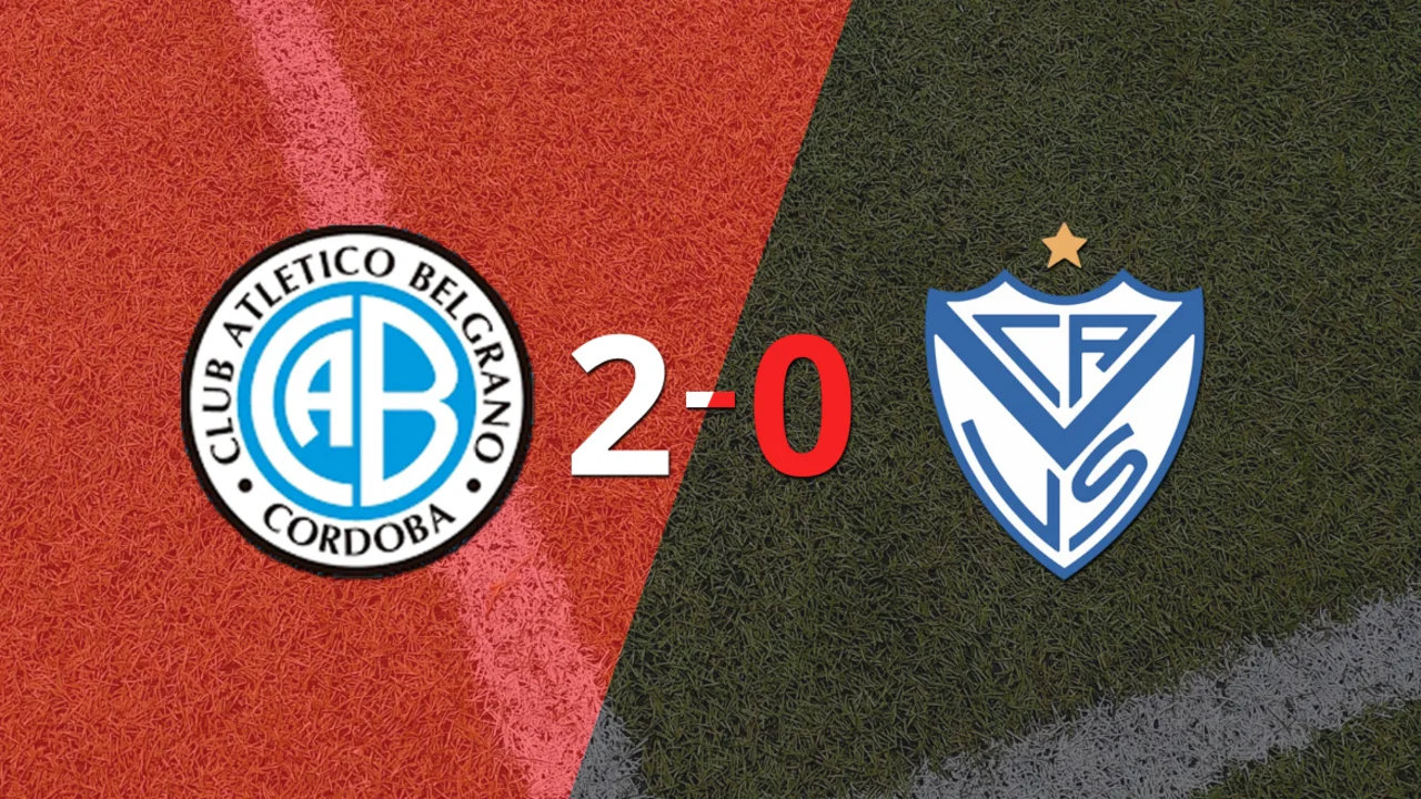 Vélez cayó 2-0 en su visita a Belgrano