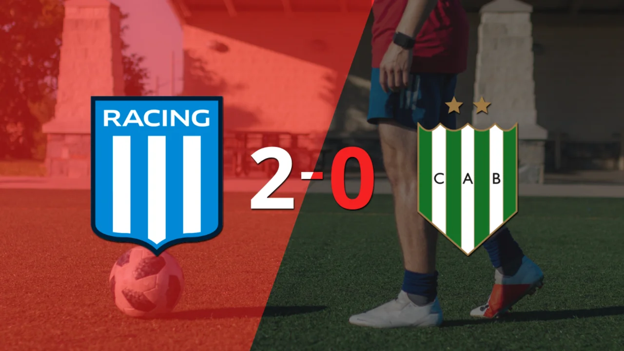 Con dos goles, Racing Club se impuso a Banfield en el Cilindro