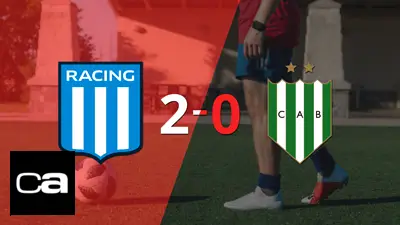 Con dos goles, Racing Club se impuso a Banfield en el Cilindro Con dos goles, Racing Club se impuso a Banfield en el Cilindro