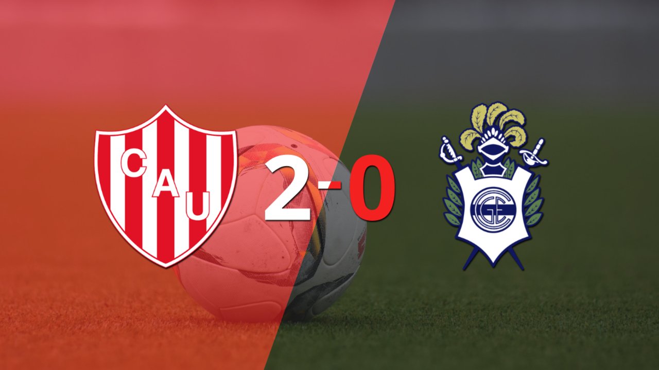 Unión le ganó con claridad a Gimnasia por 2 a 0
