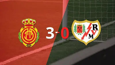 Tranquila victoria de Mallorca por 3 a 0 frente a Rayo Vallecano Tranquila victoria de Mallorca por 3 a 0 frente a Rayo Vallecano