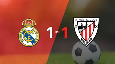 Empate a uno entre Real Madrid y Athletic Bilbao Empate a uno entre Real Madrid y Athletic Bilbao
