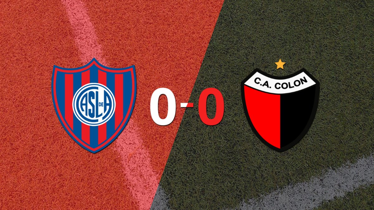 San Lorenzo y Colón no se sacaron ventaja y terminaron sin goles | El ...