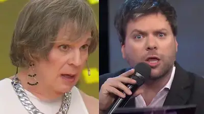 Una participante de Los 8 Escalones no entendió las reglas y descolocó a Guido. Una participante de Los 8 Escalones no entendió las reglas y descolocó a Guido.