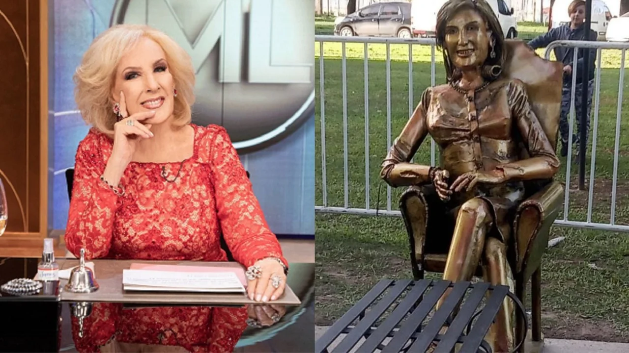 Mirtha Legrand y su estatua