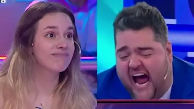 Darío Barassi reaccionó a los gritos contra una participante de Ahora Caigo, en El Trece Darío Barassi reaccionó a los gritos contra una participante de Ahora Caigo, en El Trece