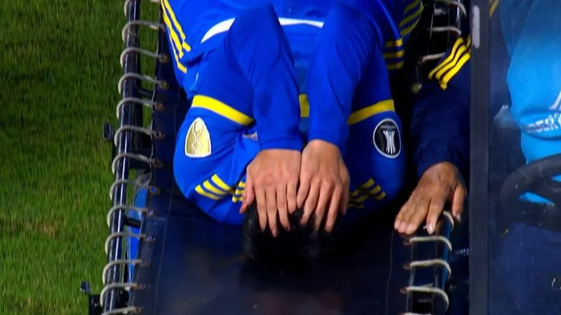 El llanto desgarrador de Langoni tras su lesión en Boca Juniors: hay preocupación