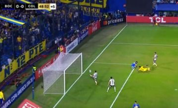 La increíble salvada que privó a Boca del gol ante Colo Colo | Boca juniors