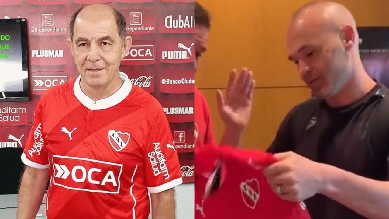 Independiente Ricardo Bochini Andrés Iniesta