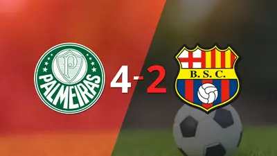 Palmeiras sacó el triunfo ante Barcelona a pesar del doblete de Francisco Fydriszewski Palmeiras sacó el triunfo ante Barcelona a pesar del doblete de Francisco Fydriszewski
